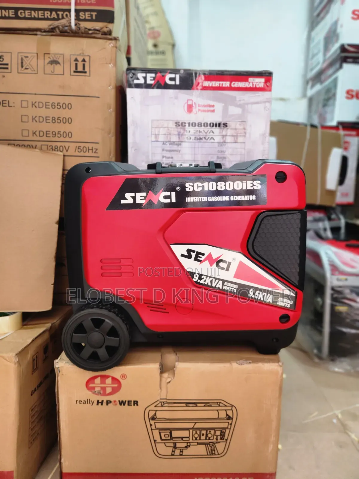 9kva Senci Inverter Generator Set With Remote Control Lesser Noise