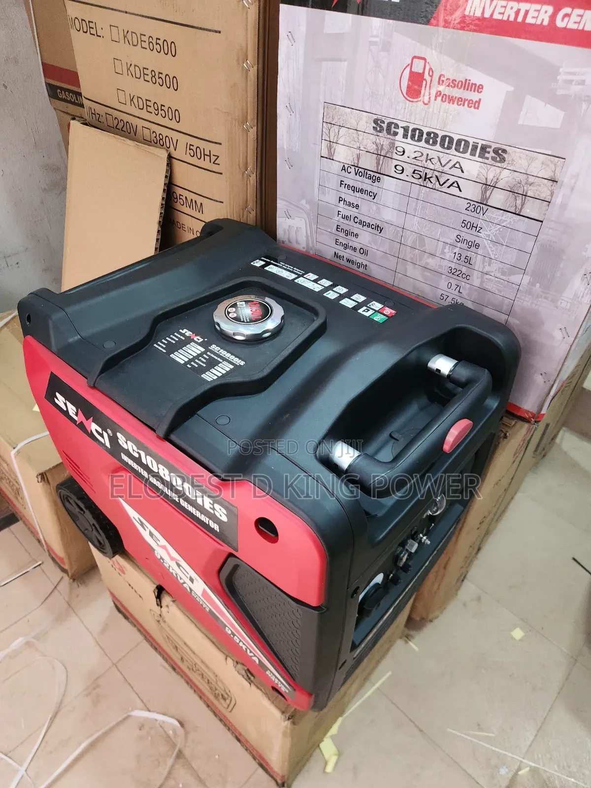 9kva Senci Inverter Generator Set With Remote Control Lesser Noise
