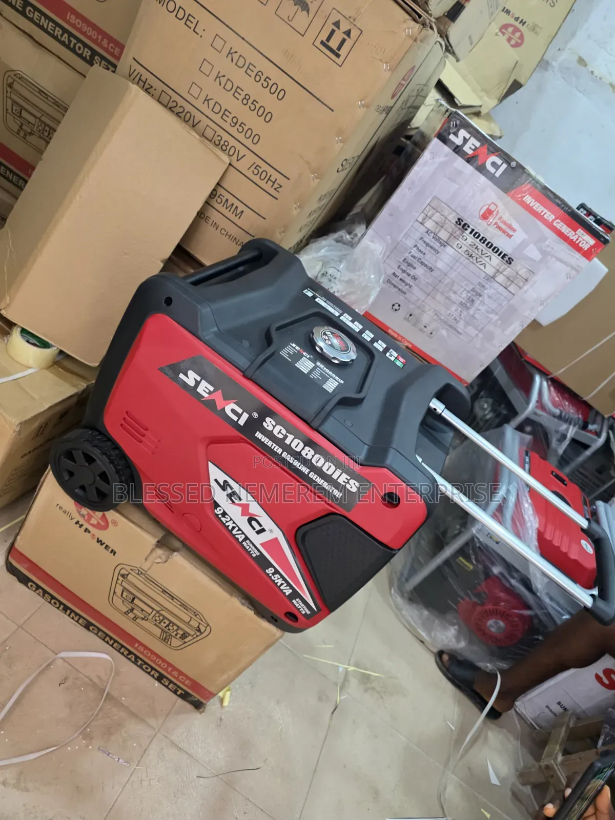 Senci Remote Control Inverter Soundproof Petrol Gen 9.5kva