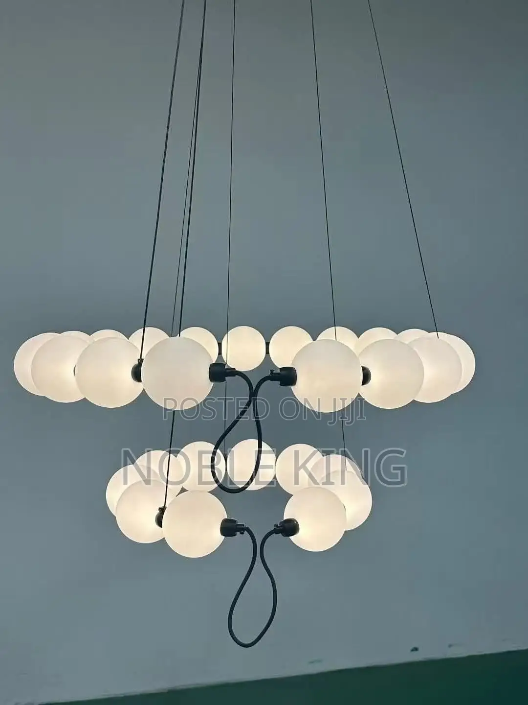 American Style Minimalist Magic Bean Acrylic Ball Pendant Light