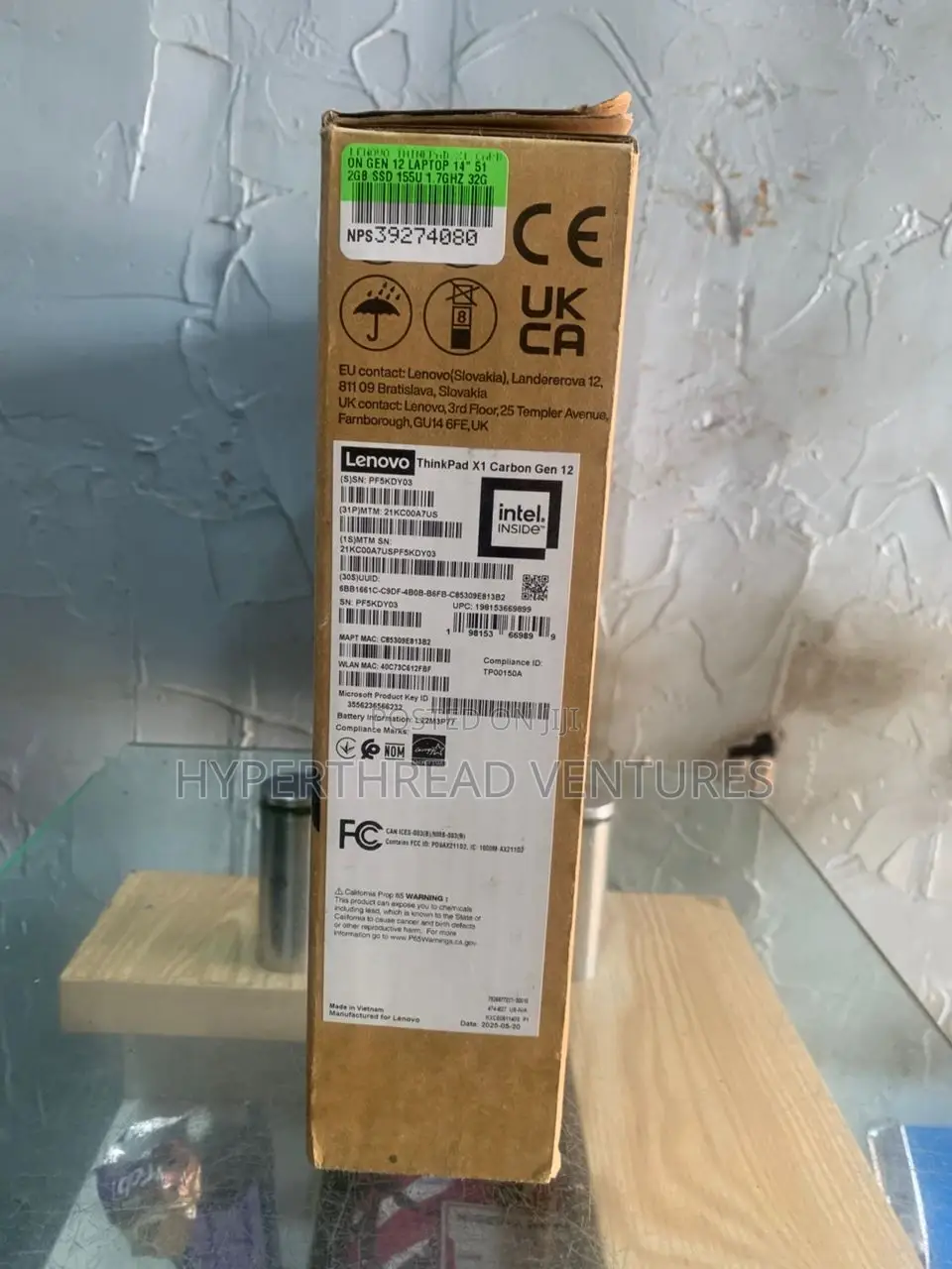 New Laptop Lenovo ThinkPad X1 Carbon 32GB Intel Core Ultra 7 SSD 512GB