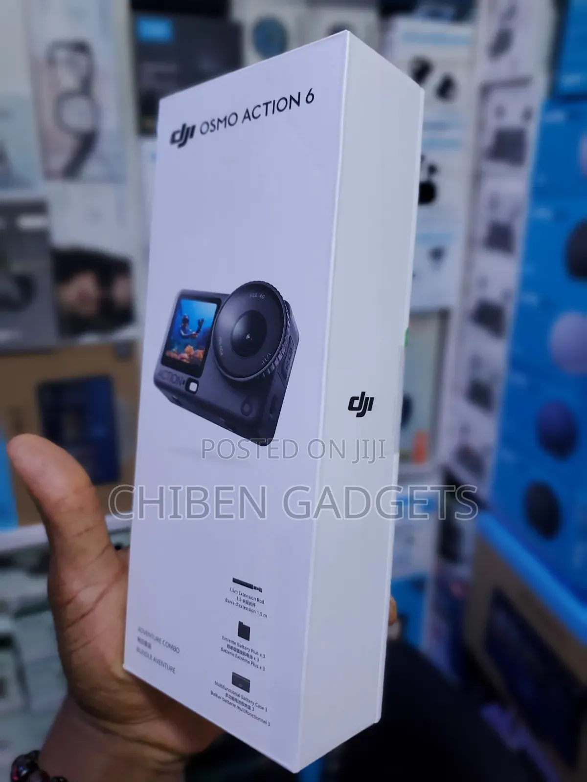 Dji Osmo Action 6 Enhanced Combo ,Action Camera With 1/1.1"Square