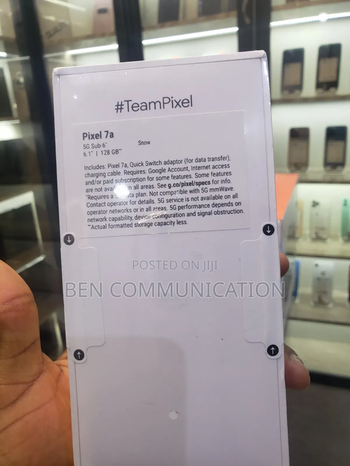 New Google Pixel 7a 128 GB White