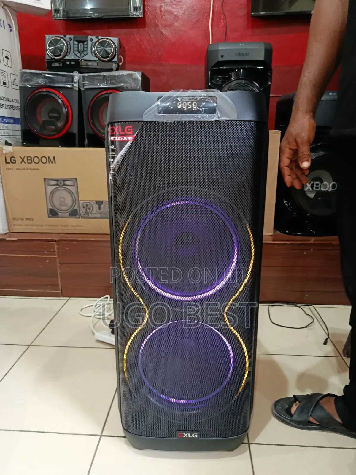 Exlg Bluetooth Music System Quality Sound Usb Broad Sound Production