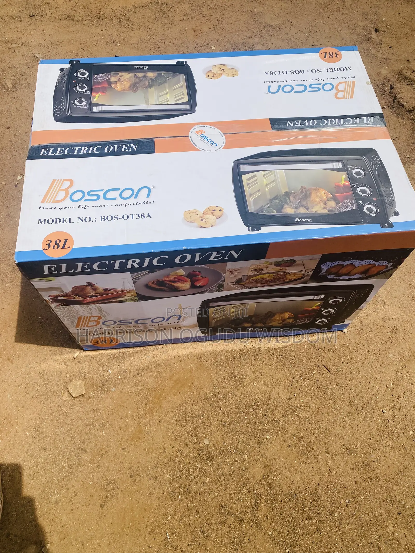 Boston Electric Oven 38l( Model Bos-0t38a) for Sale