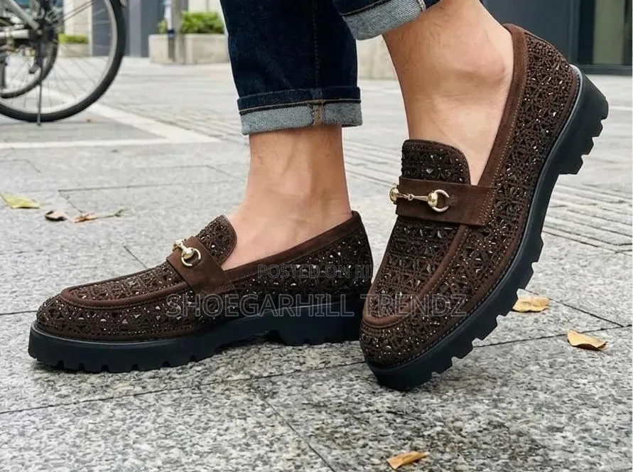 Trendy Loafers With Dazzel