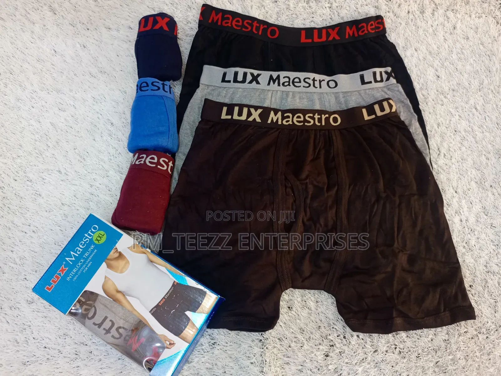 3in1 Lux Maestro Interlock Truck Cotton Underwear Brief for Men