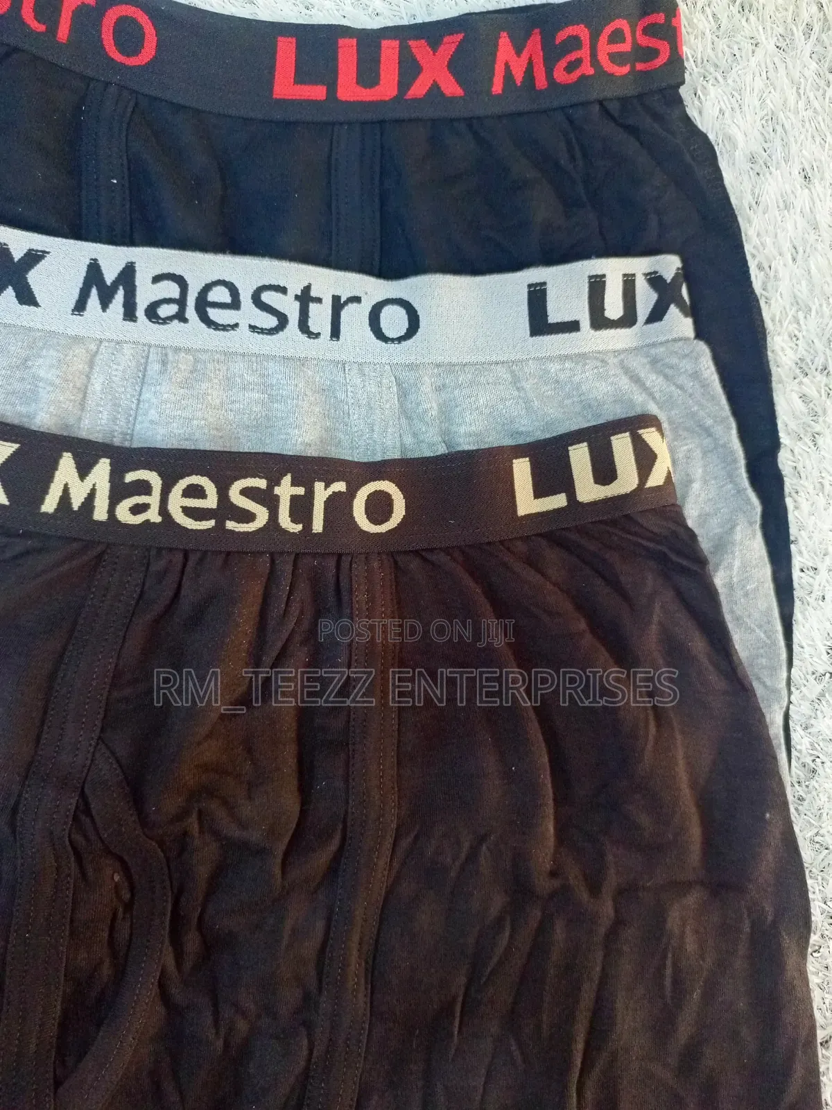 3in1 Lux Maestro Interlock Truck Cotton Underwear Brief for Men