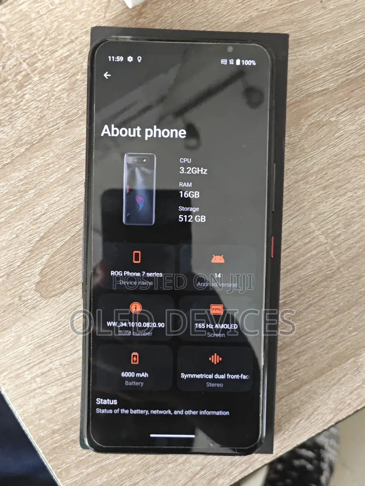 Asus ROG Phone 7 512 GB Black
