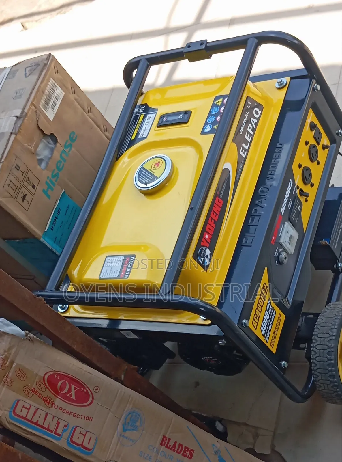 Original Elepaq Yaofeng 4.5kva Generator (Ac8000e2) - 100% Copper
