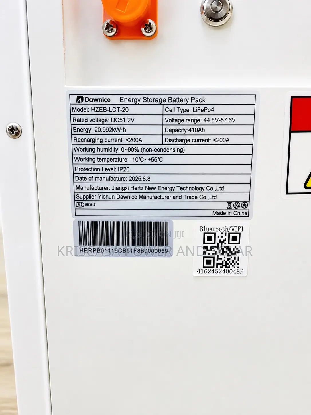 20kwh Dawnice Lithium Battery