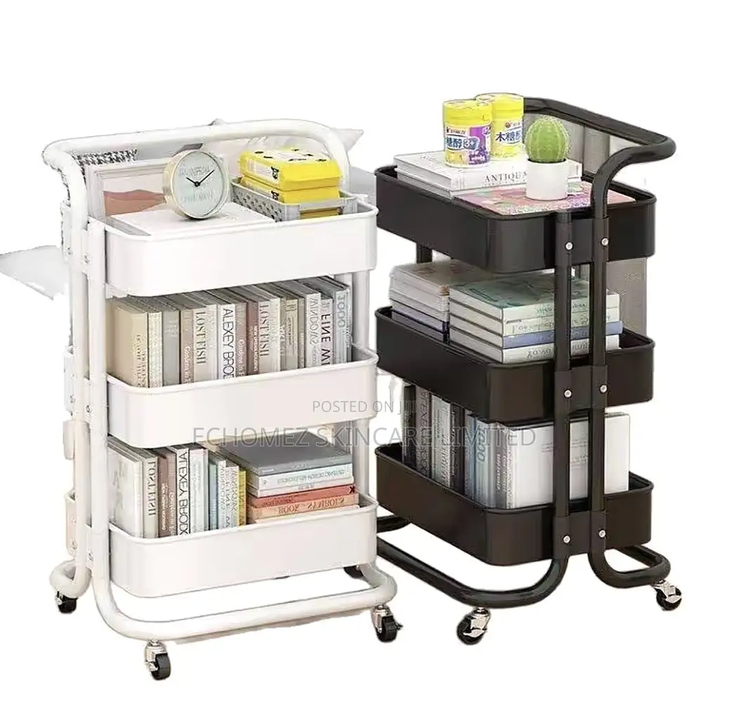 3 Step Organizer Movable Trolley