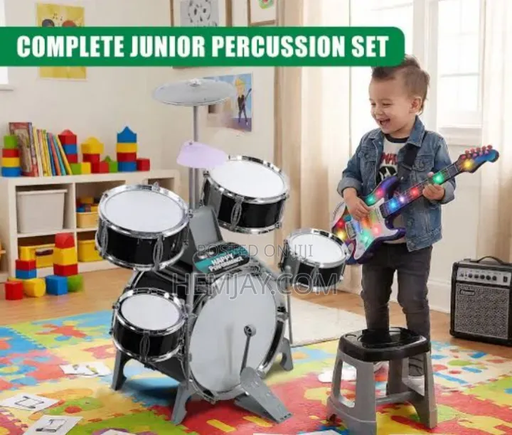 Kids Standard Mini Jazz Drum Set "Click to See More Images