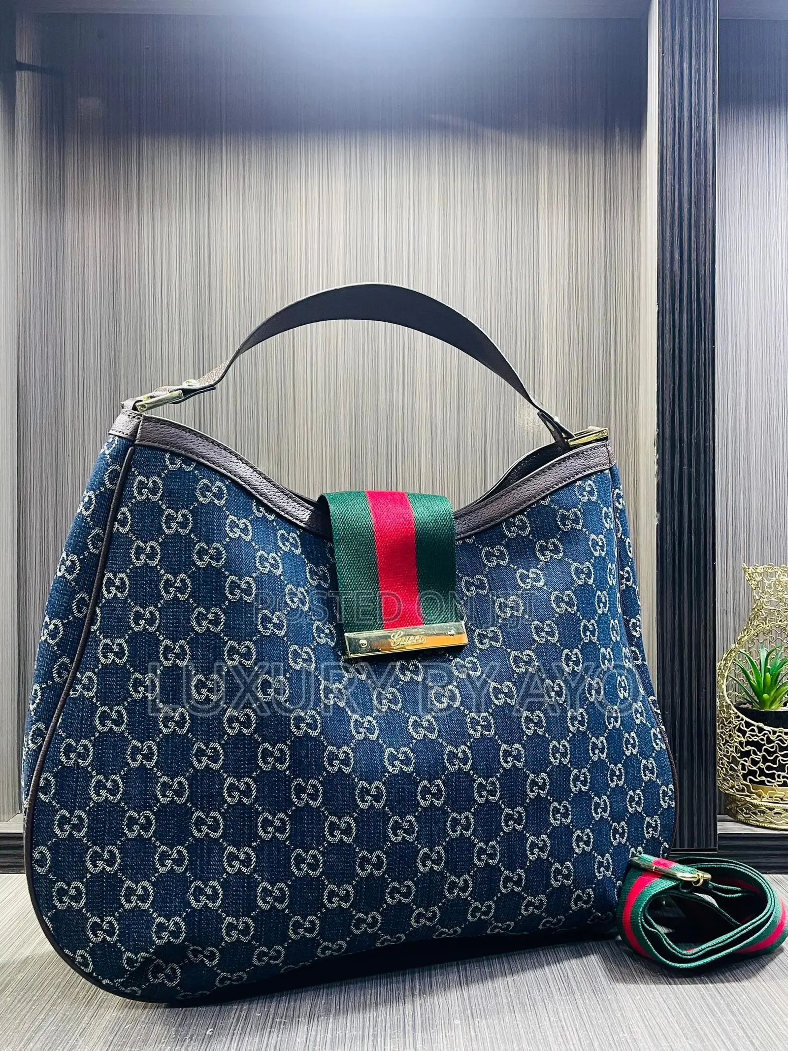Gucci Gg Canvas Hobo Bag
