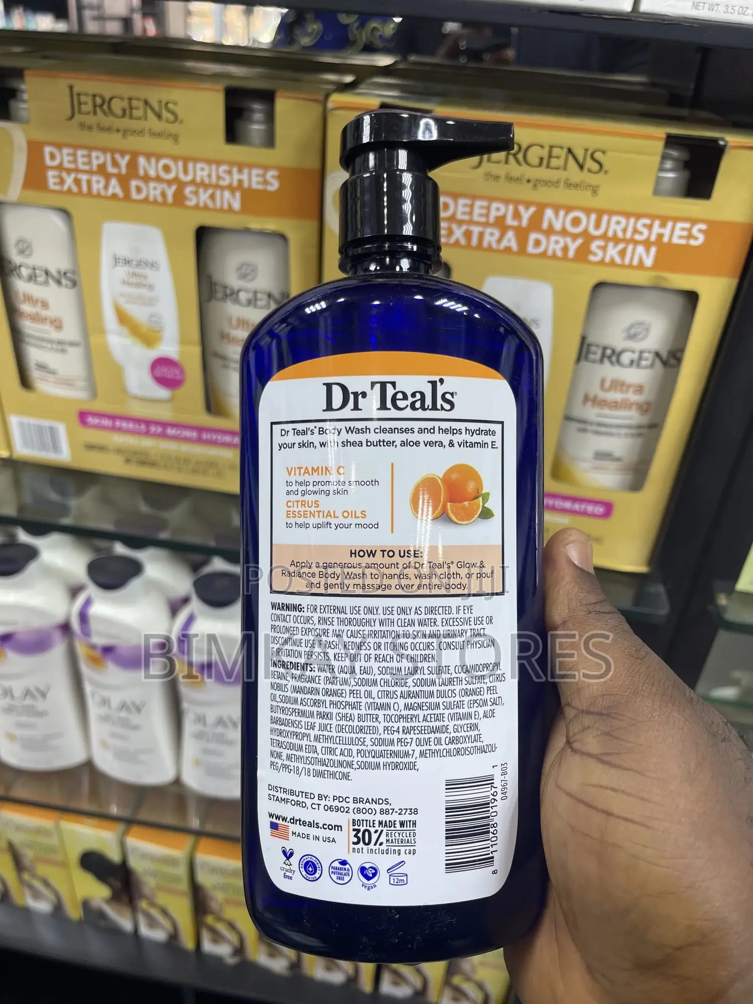 Dr Teals Body Wash Glow and Radiance With Vitamin C and Citrus 700ml