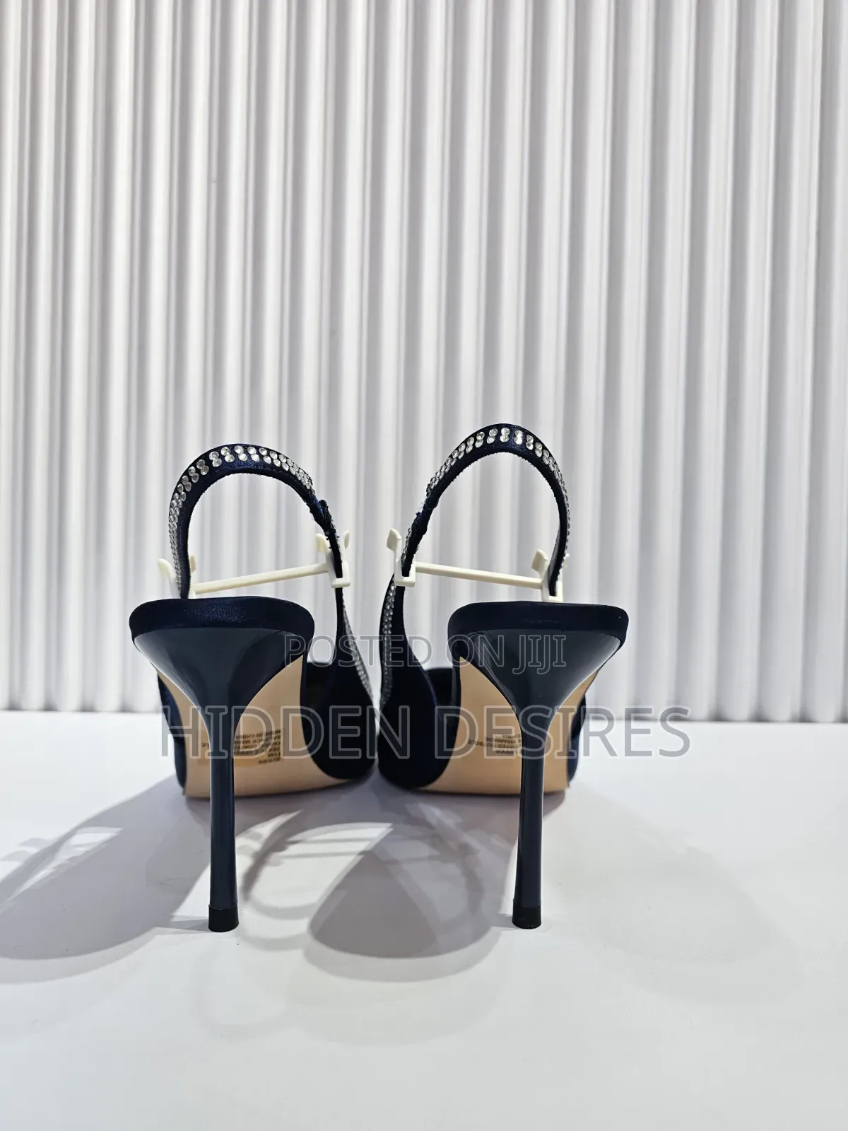 Jenny Bejeweled Slingbacks- Blue