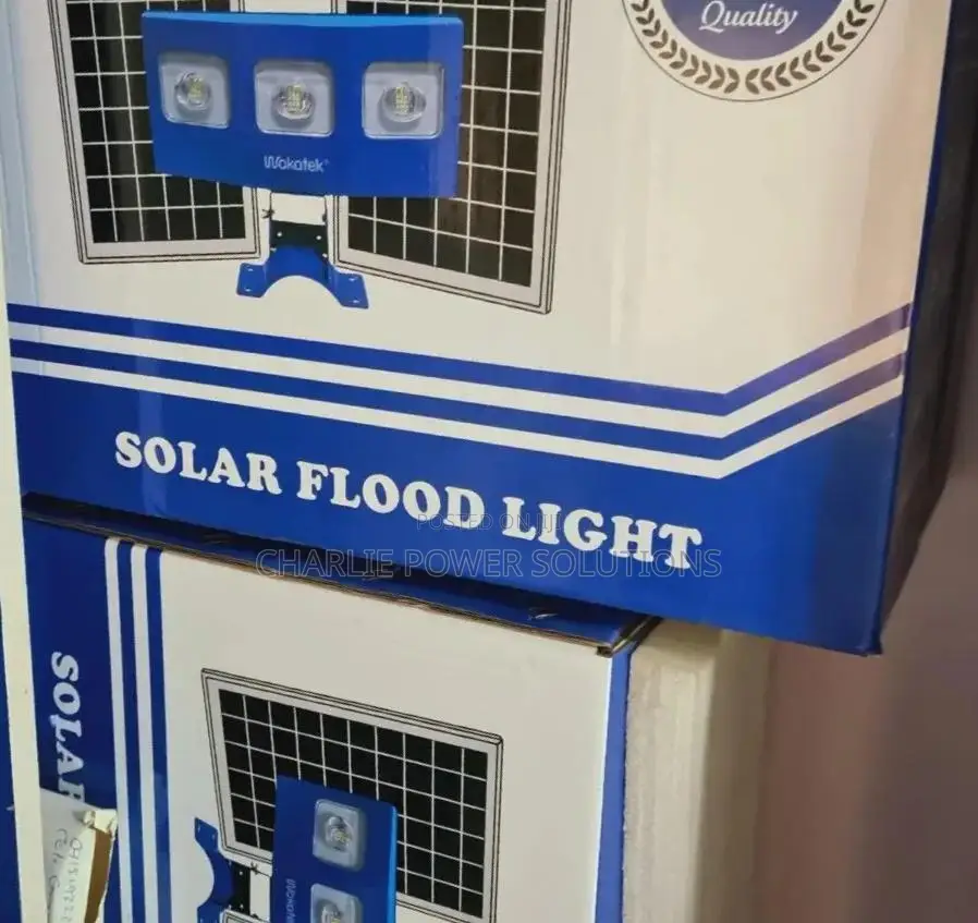 Original Wakatek 3eyes 300watts Solar Streetlight With Double Panel