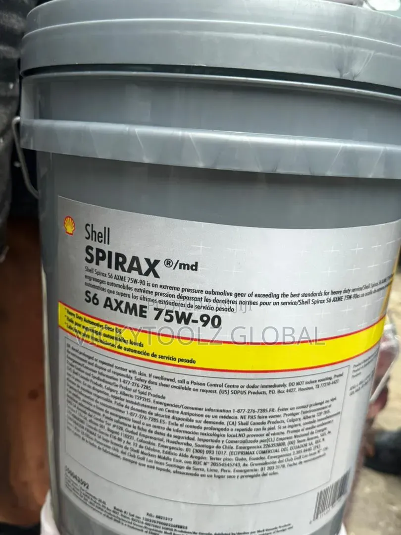 Shell Spirax S6 Axme 75w-90 Ep Gear Oil 20l