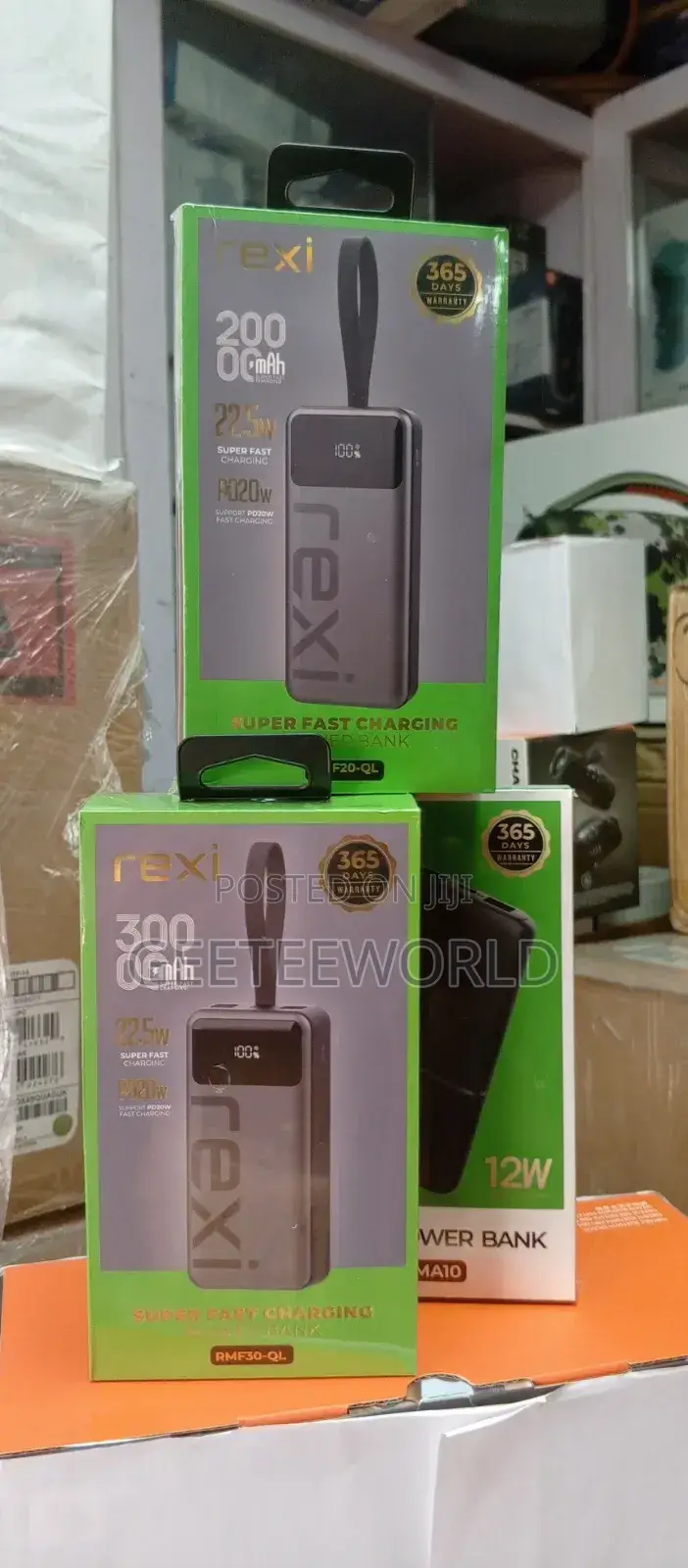 Rexi Power Bank 20000mah Super Fast Charging