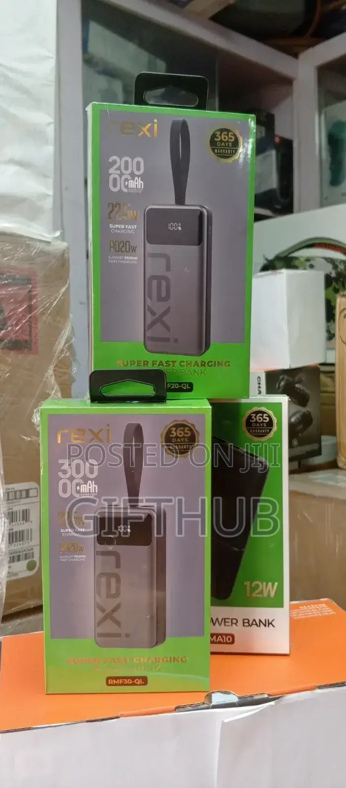 Rexi Power Bank 20000mah Super Fast Charging