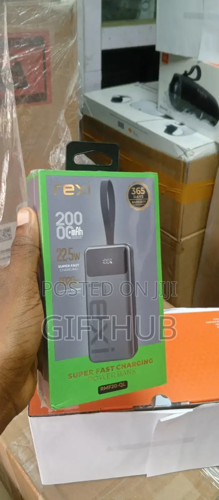 Rexi Power Bank 20000mah Super Fast Charging