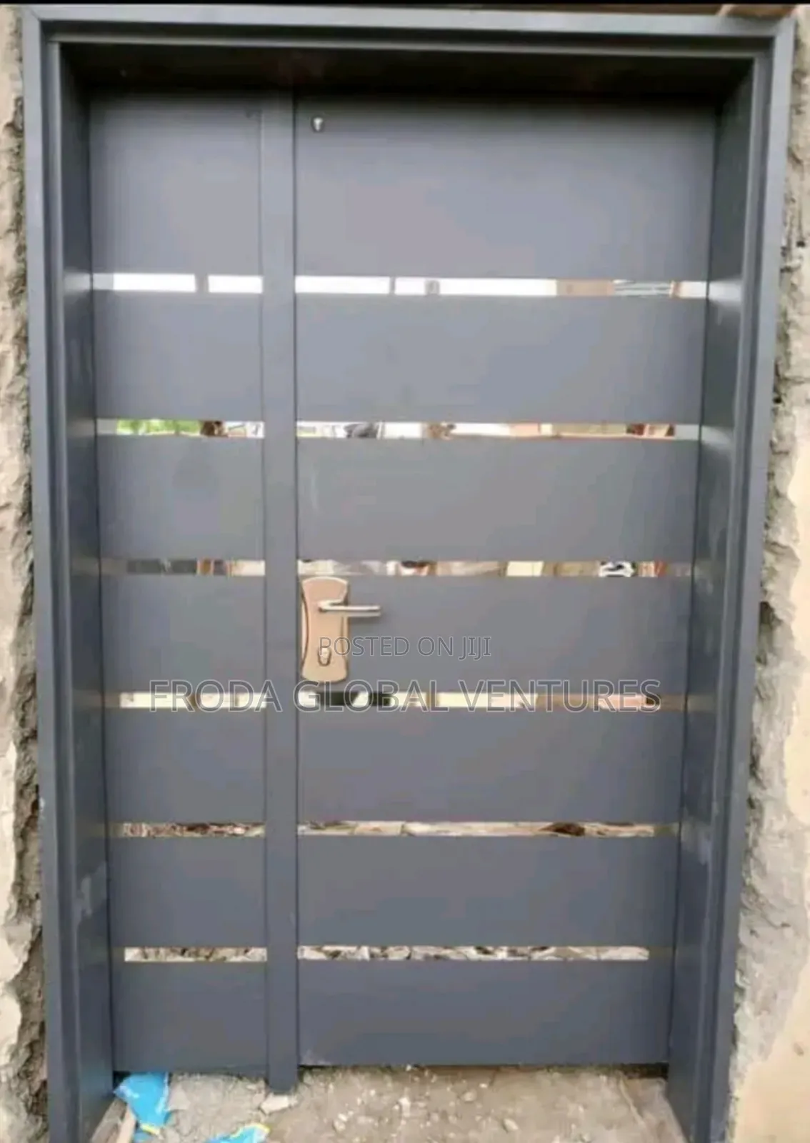 Entrance Door. High Density Fiberboard - Hdf Wooden Doors. 4by7ft