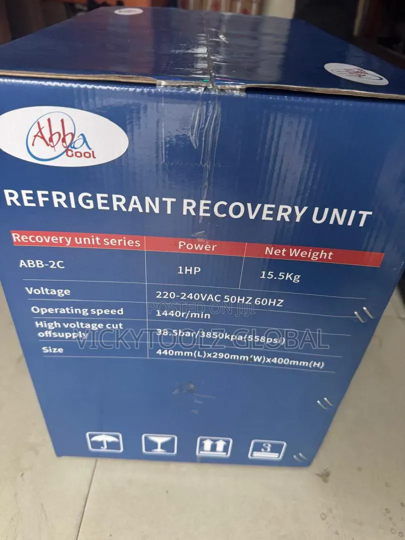 Refrigerant Recovery Unit Abb-2c 1hp (15.5kg)