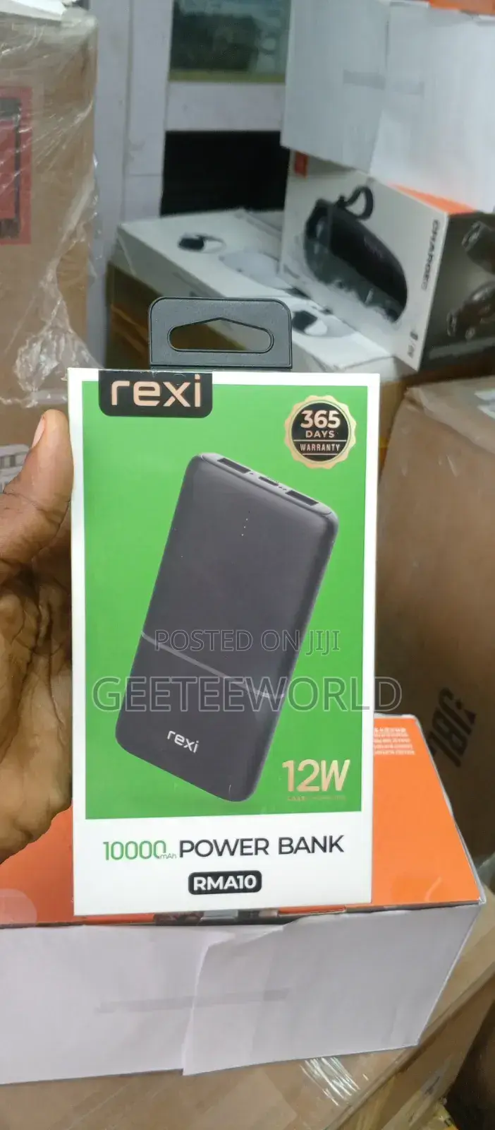 Rexi Power Bank 10000mah 12w Super Fast Charging