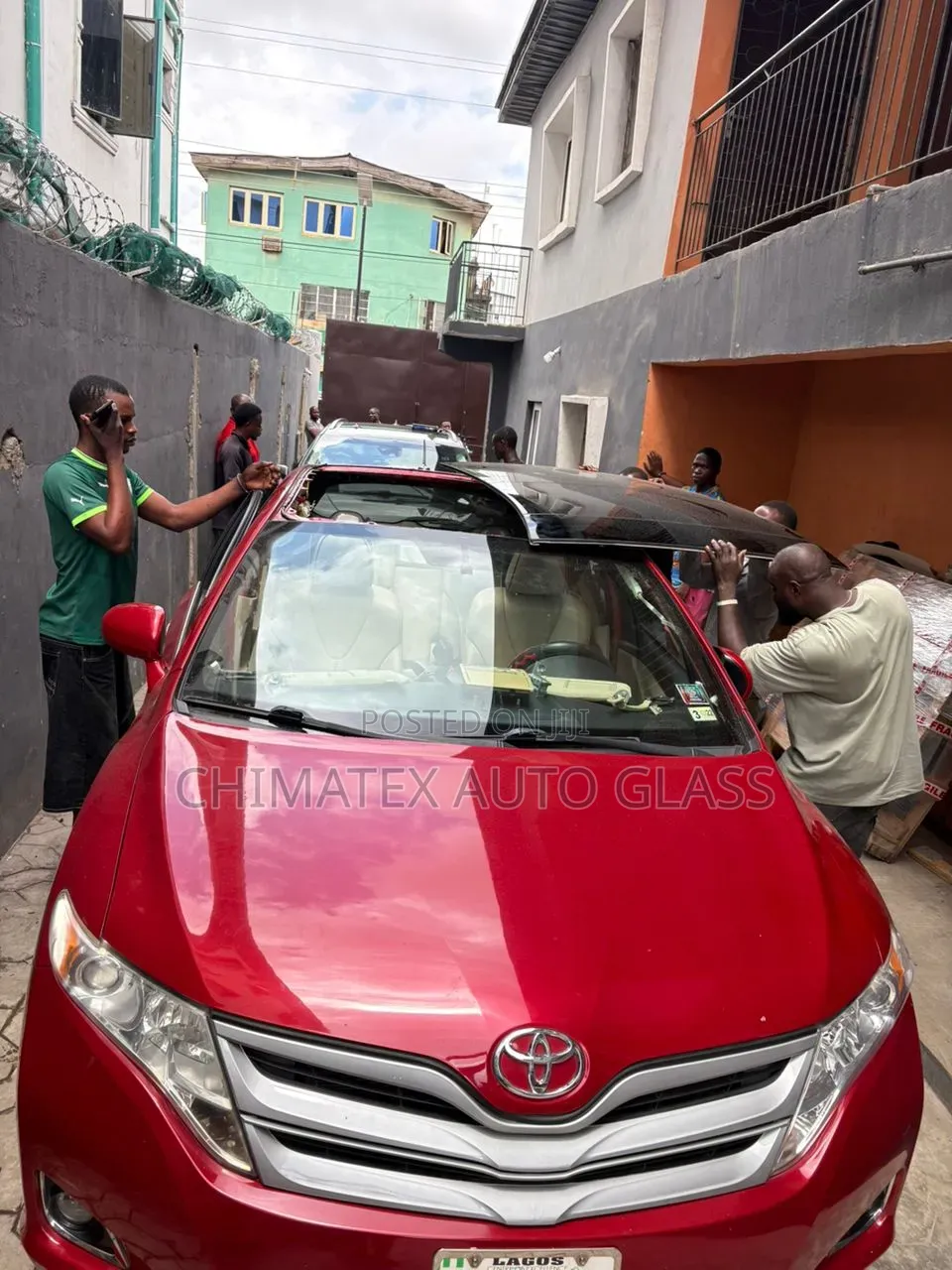 Toyota Venzer 2013 Panoramic Roof Glass Services at Chimatex
