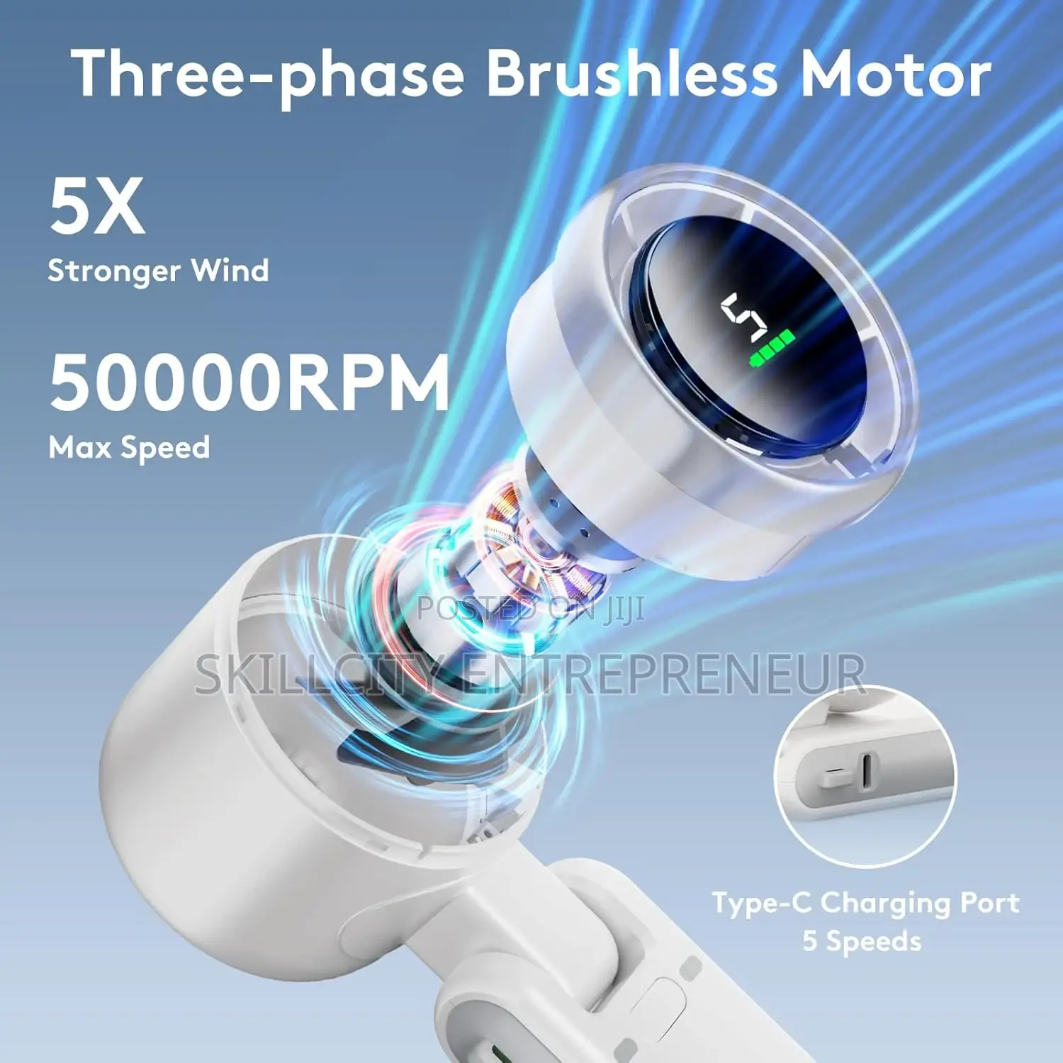 Portable Turbo Handheld Fan