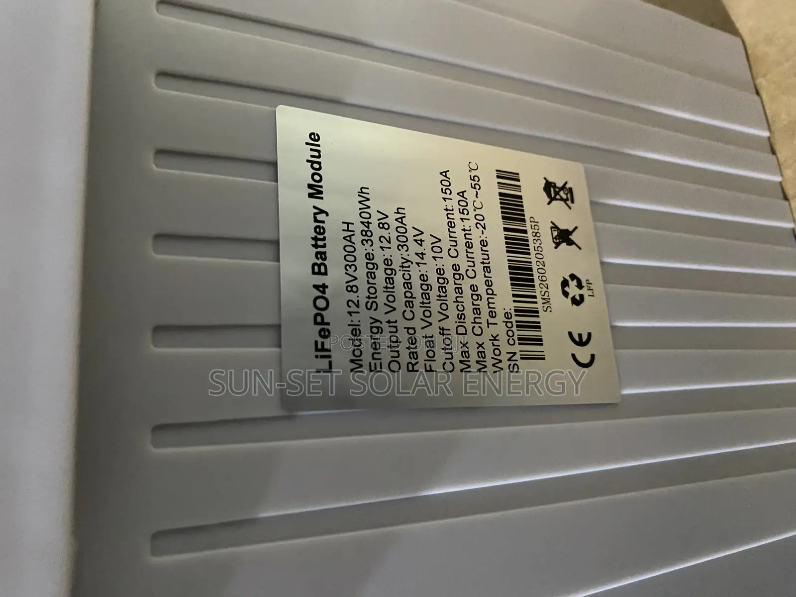 SMS Lithium Battery 3.6kwh 300ah 12v With Warranty