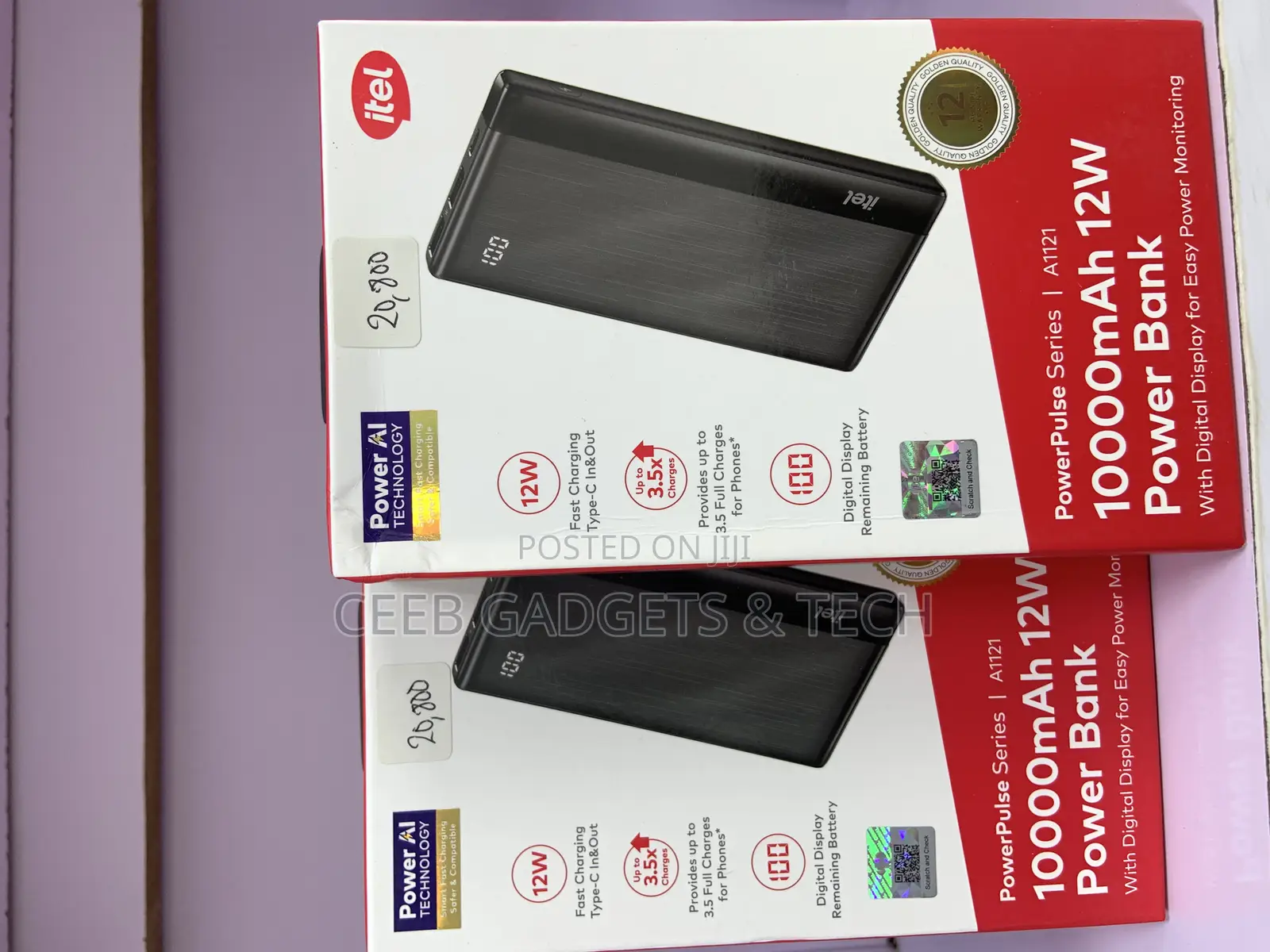 Itel 10,000mah Powerbank