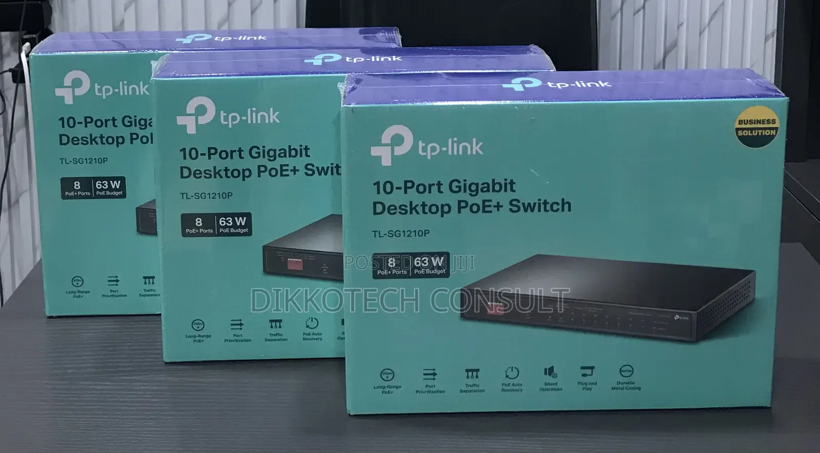 Tp-Link Tl-Sg1210p – 10-Port Gigabit Poe+ Switch