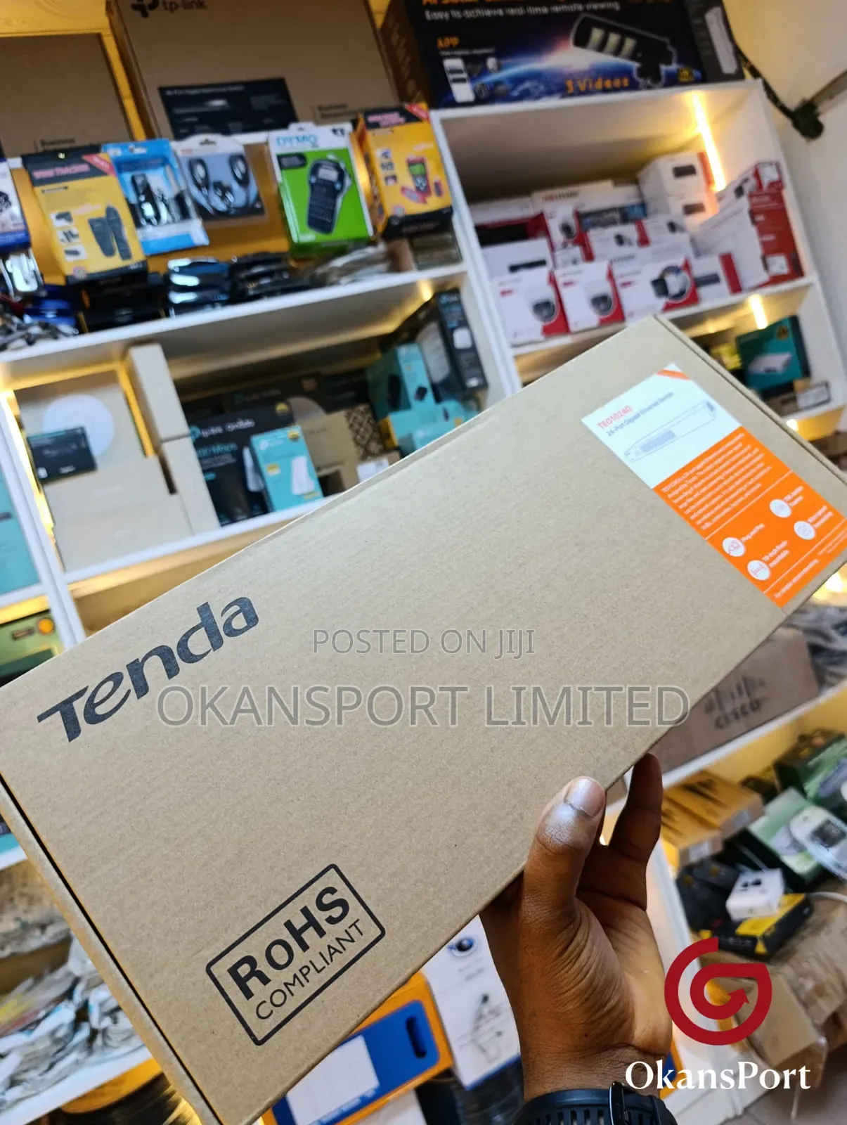 Tenda Switch 16 Port Teg1024g S105 S108 Teg1008d Tef1118p Poe Switches