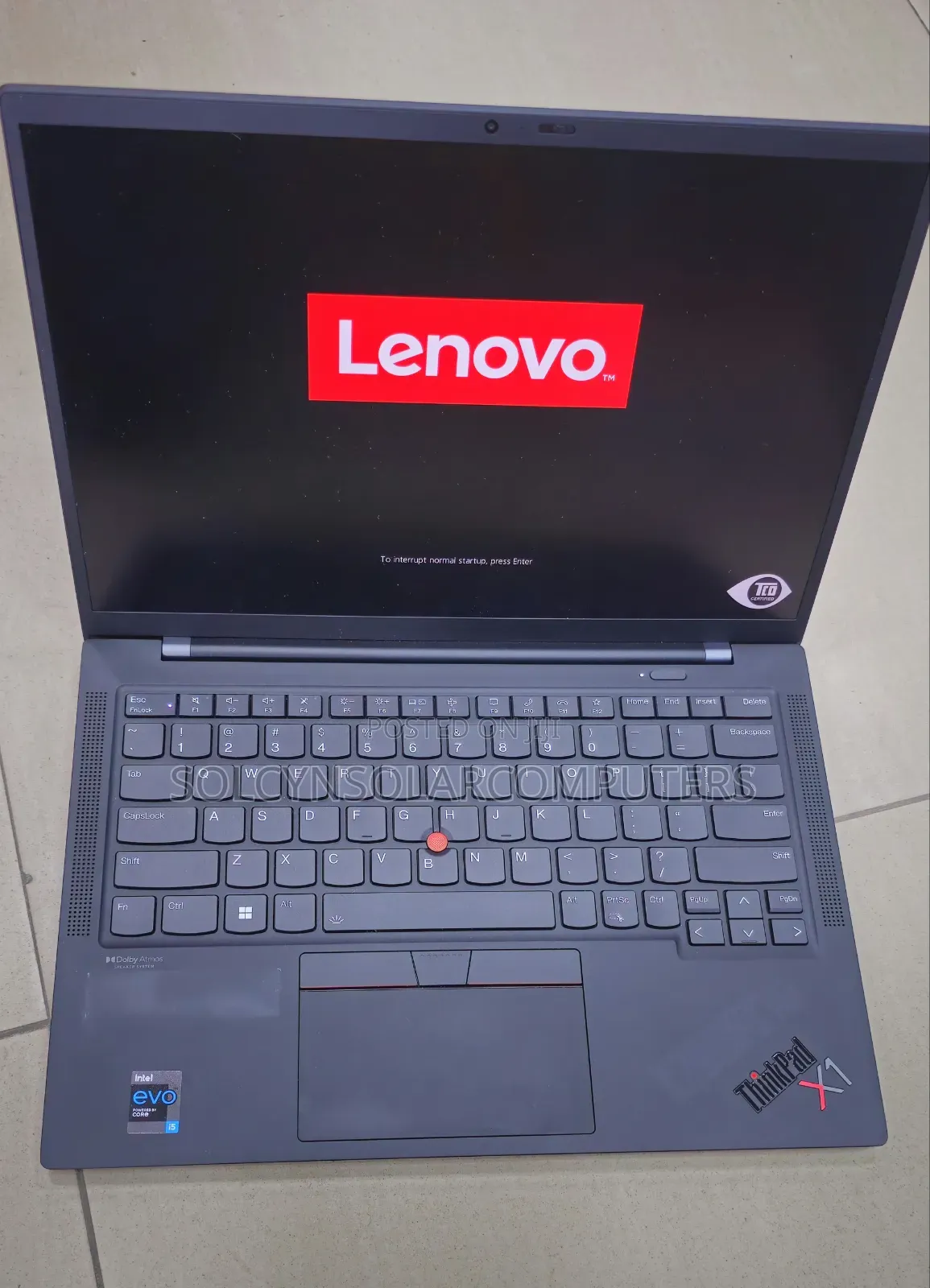 Laptop Lenovo ThinkPad X1 Carbon 16GB Intel Core i5 SSD 512GB