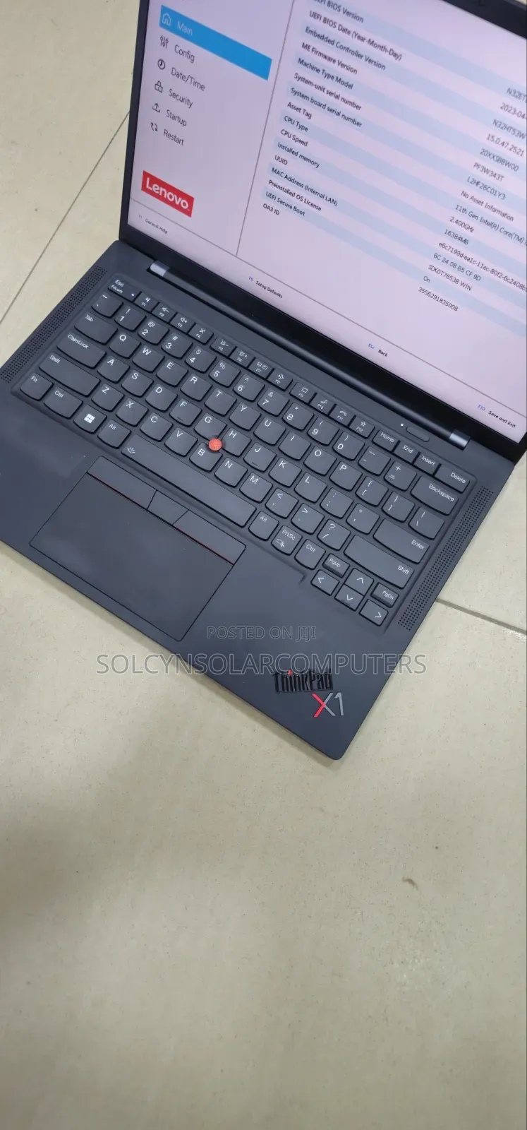 Laptop Lenovo ThinkPad X1 Carbon 16GB Intel Core i5 SSD 512GB