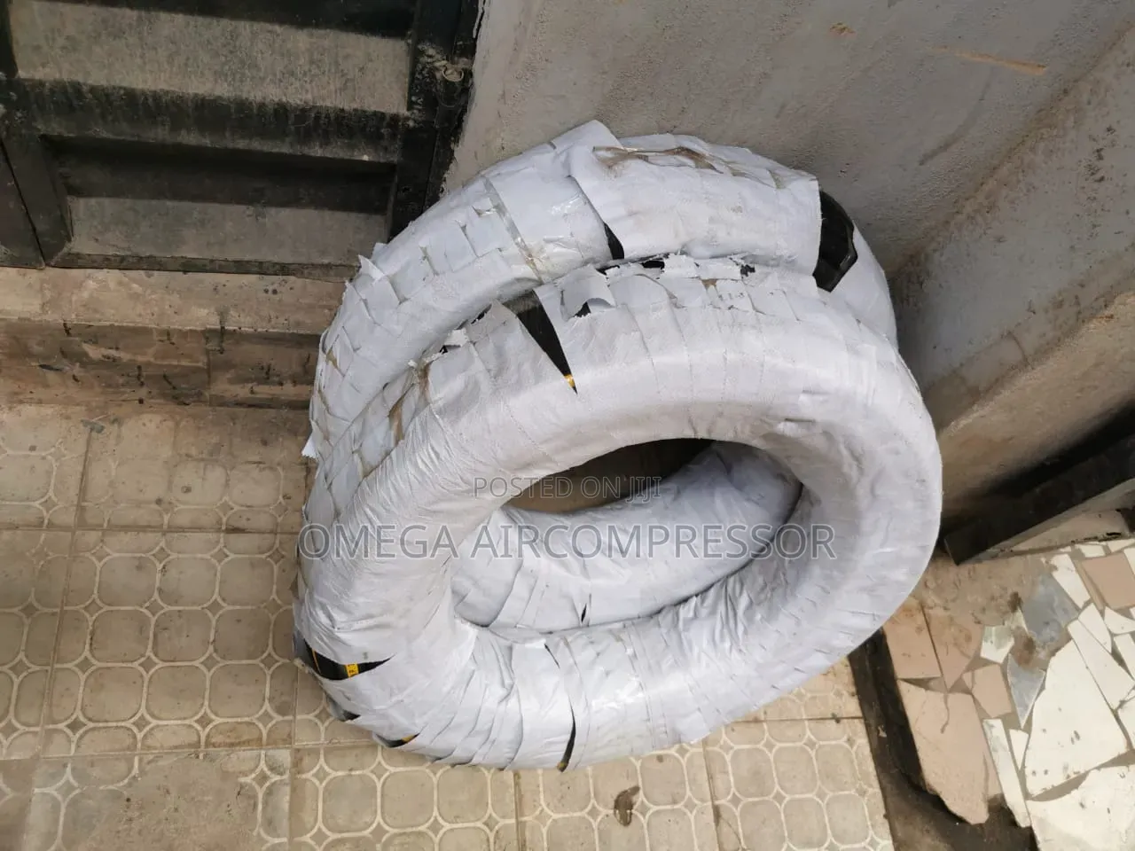 Black Reinforced Rubber Hose 50 Meter