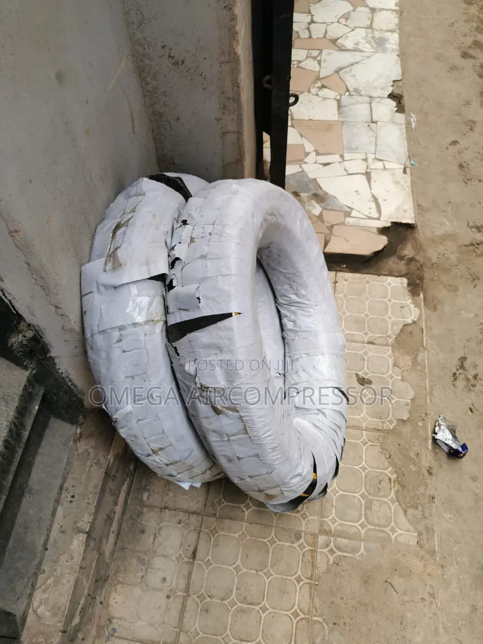 Black Reinforced Rubber Hose 50 Meter