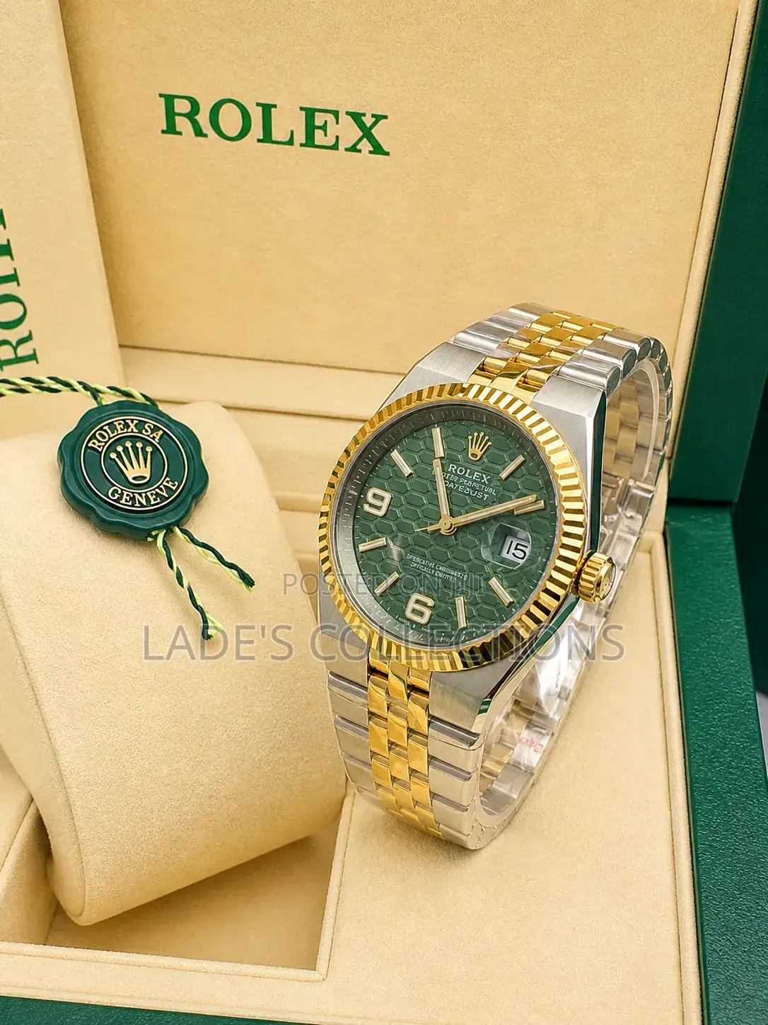 Premium Quality Rolex ( Land- Dweller) Wrist Watch