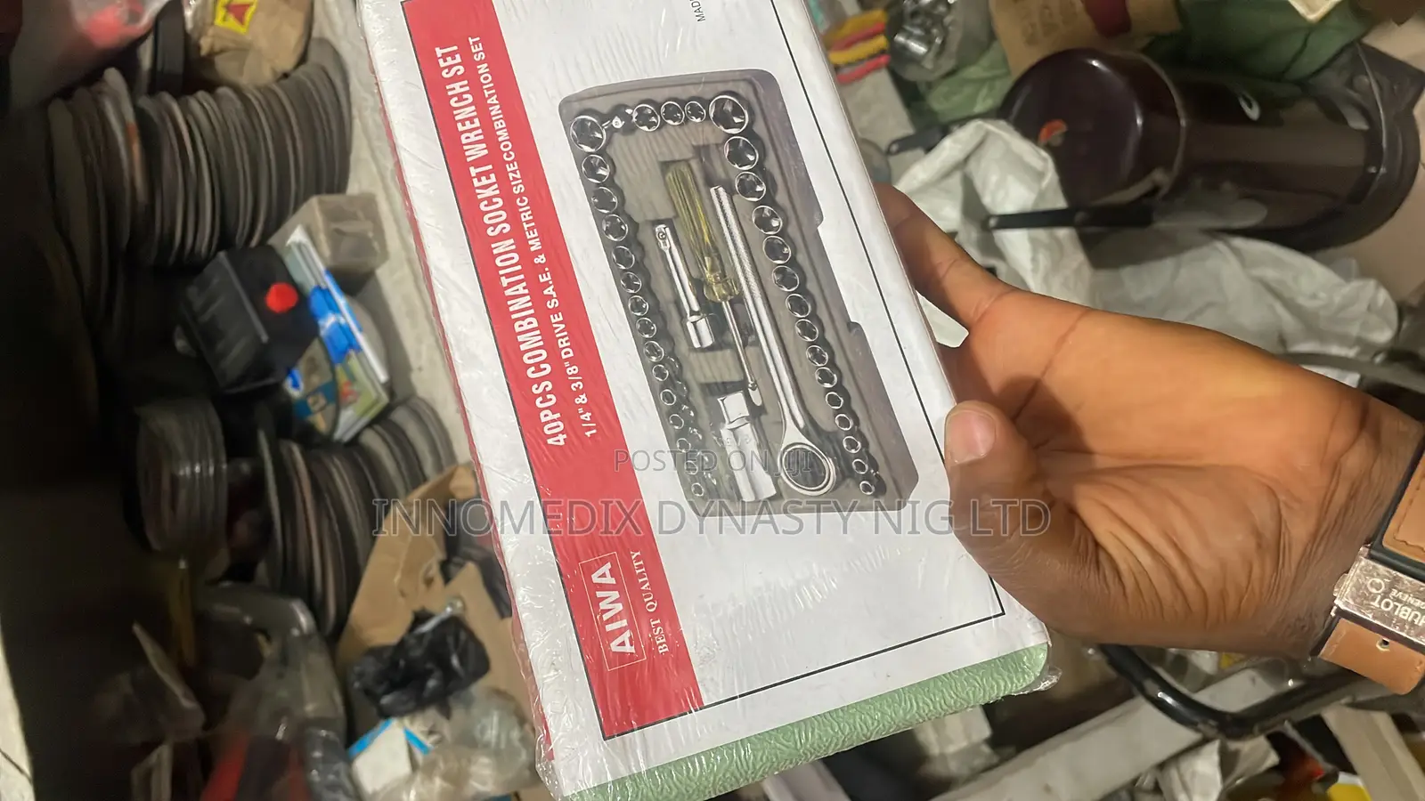 40pcs Combination Socket Wrench Set