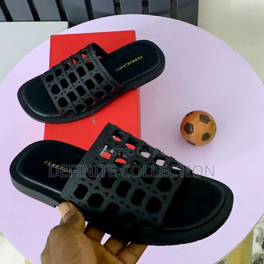 Salvatore Ferragamo Unique Design Slippers