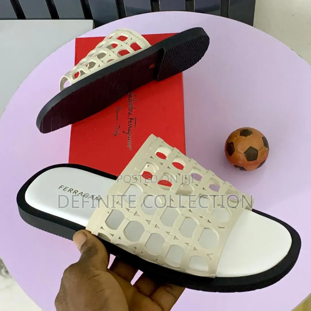 Salvatore Ferragamo Unique Design Slippers