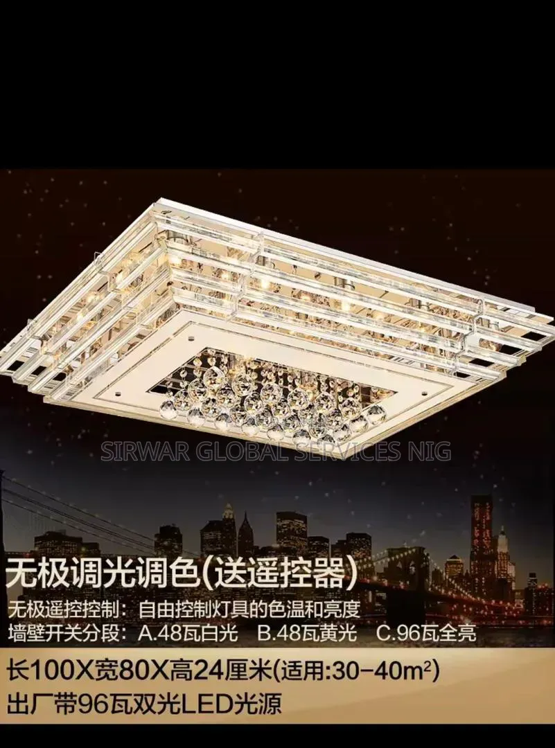 Crystal Flush Chandelier 50/40