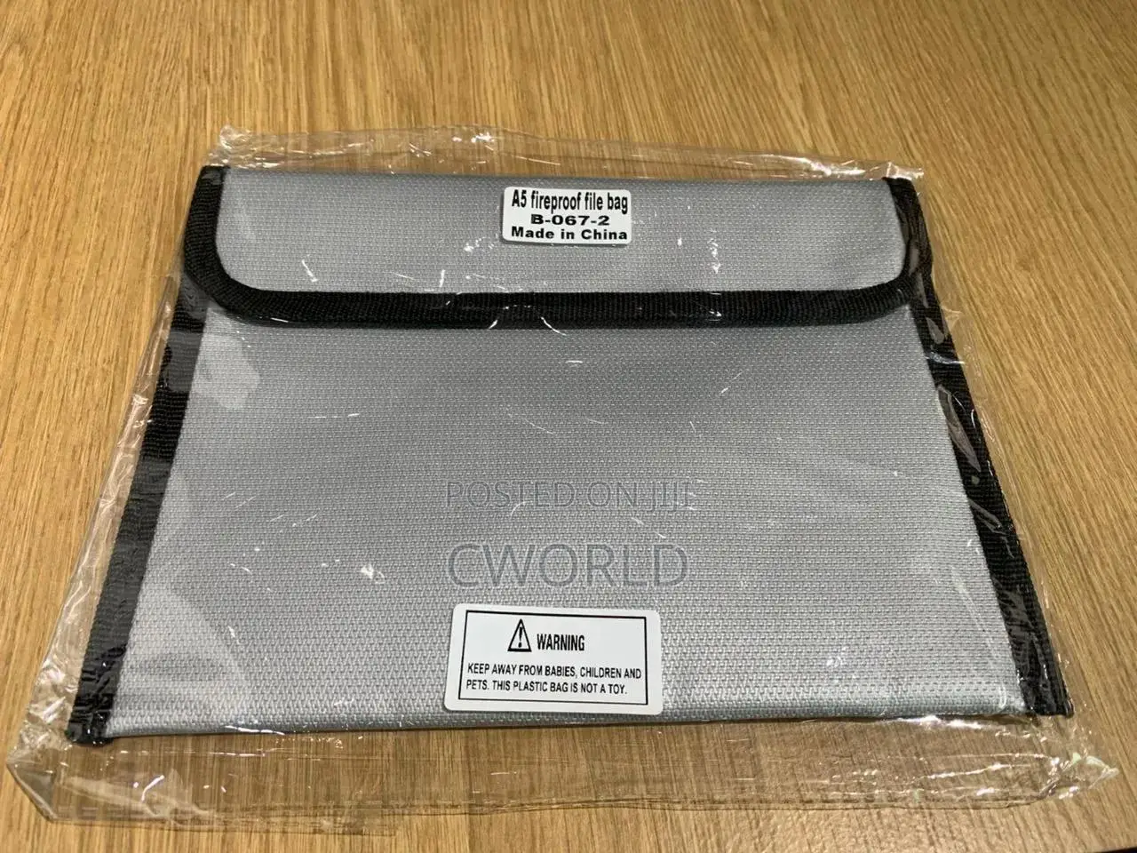 A5 Fireproof File Bag