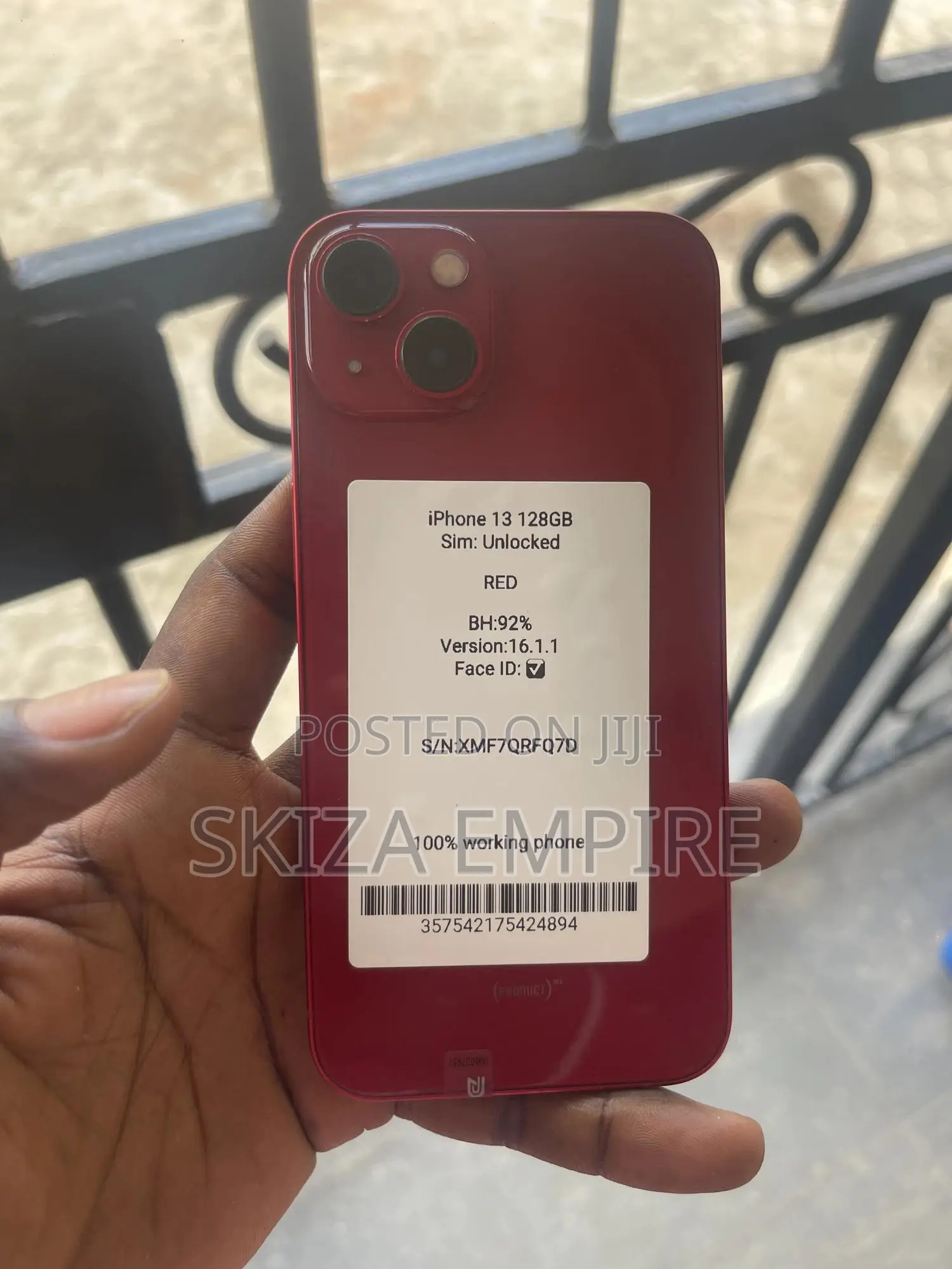 New Apple iPhone 13 128 GB Red