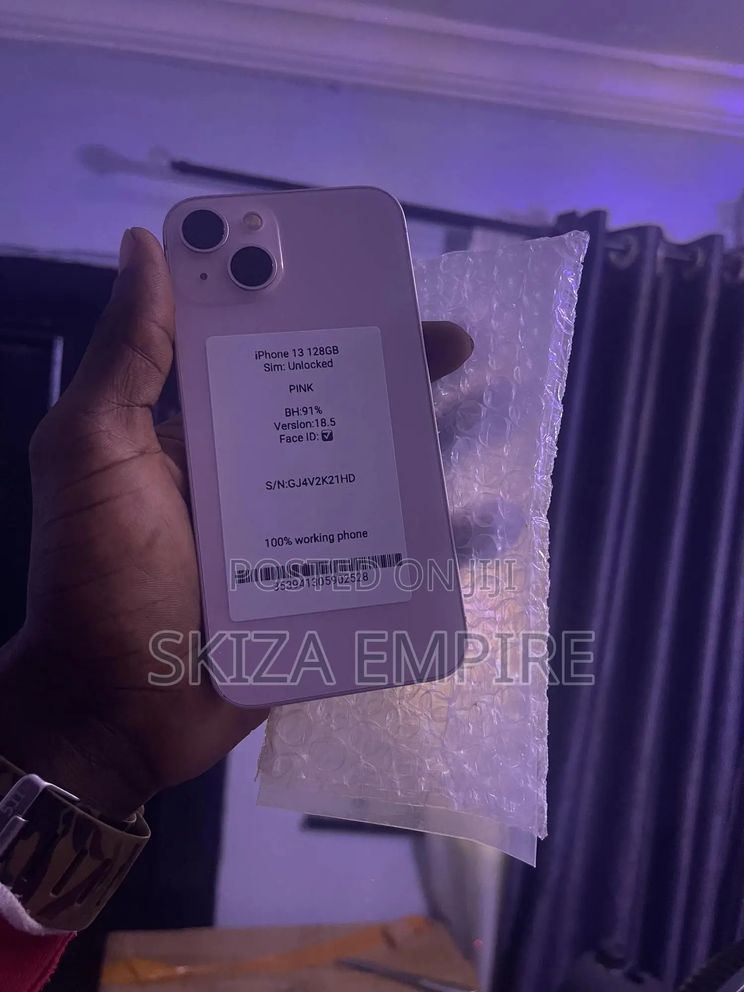 New Apple iPhone 13 128 GB Pink