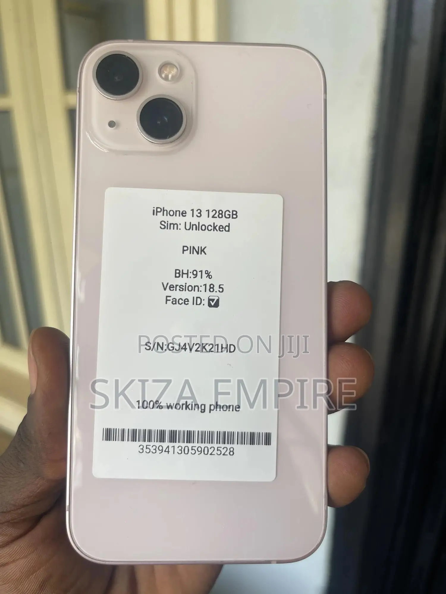 New Apple iPhone 13 128 GB Pink