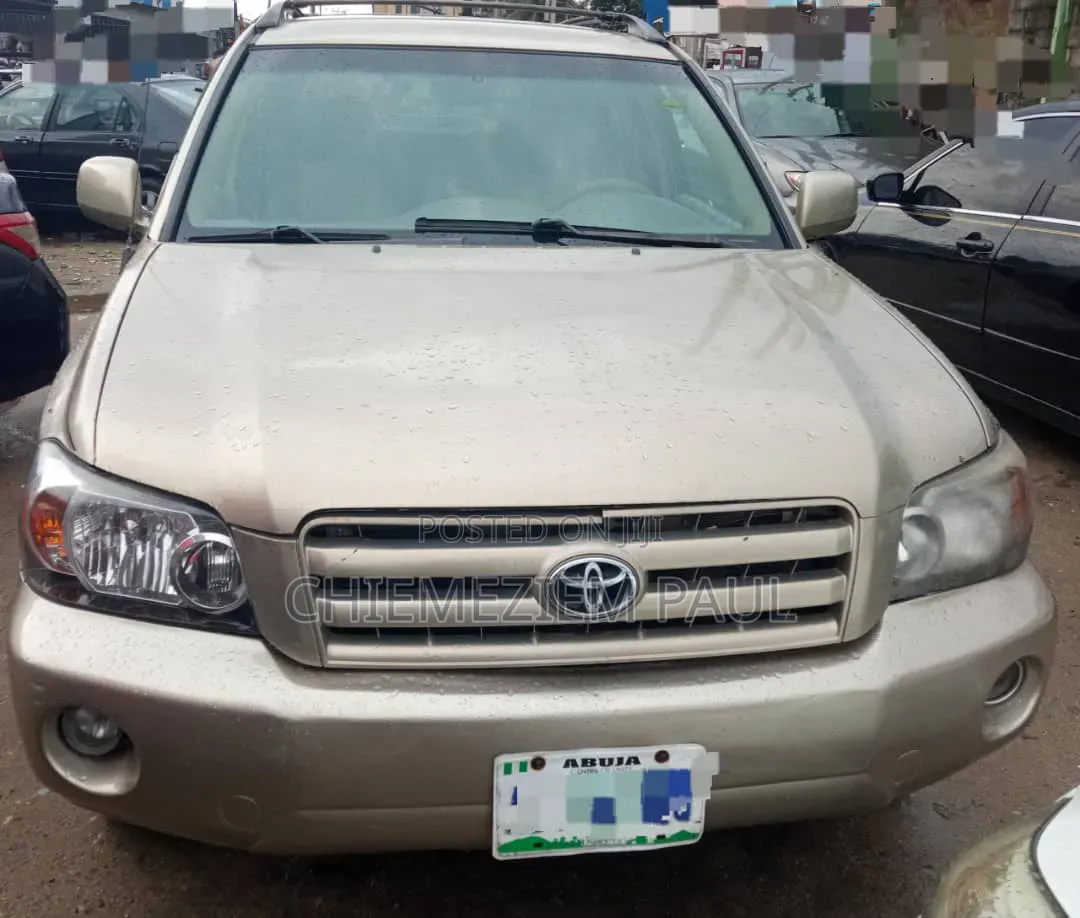Toyota Highlander Limited V6 2006 Gold