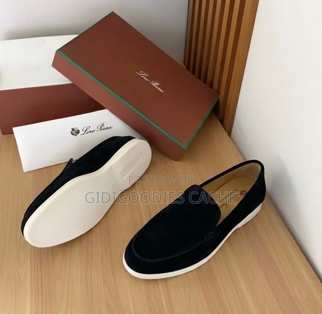 Loro Piana Suede Men's Summer Walk Loafers