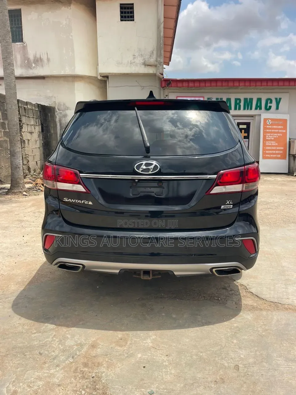 Hyundai Santa Fe Limited Ultimate AWD 2017 Black